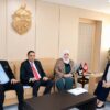 وزيرة العدل تستقبل وكيل وزارة العدل لشؤون الدّيوان والمحاكم والنيابات بحكومة الوحدة الوطنيّة  بليبيا