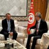 كاتب الدولة لدى وزير الشؤون الخارجية يستقبل  الممثل المقيم للبنك الدولي بتونس و لممثلة المقيمة للمؤسسة المالية الدولية بتونس.