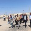 زيارة والي الجهة السيد ذاكر البرقاوي ملعب على الزاوية في اطار متابعة مشروع التهيئة