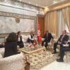 كاتب الدولة لدى وزير الشؤون الخارجية يستقبل السفيرة والمندوبة الوزارية الفرنسيّة