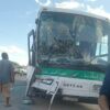 الطريق الرابطة بين بوحجلة والقيروان: اصطدام حافلتين يُسفر عن اصابة السائق