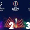 المسابقات الأوروبية : نتائج قرعة ثمن نهائي دوري الأبطال , الدوري الأوروبي و دوري المؤتمر الأوروبي