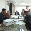 جلسة عمل لمتابعة دراسة ملف التراخيص الاستثنائية للربط بالشبكات العمومية في بلدية منزل المهيري