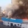 السيطرة على حريق سوق سيدي عبد السلام بباب سعدون
